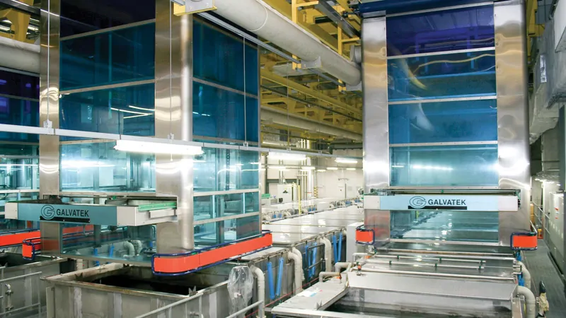 Automated chemical cleaning line